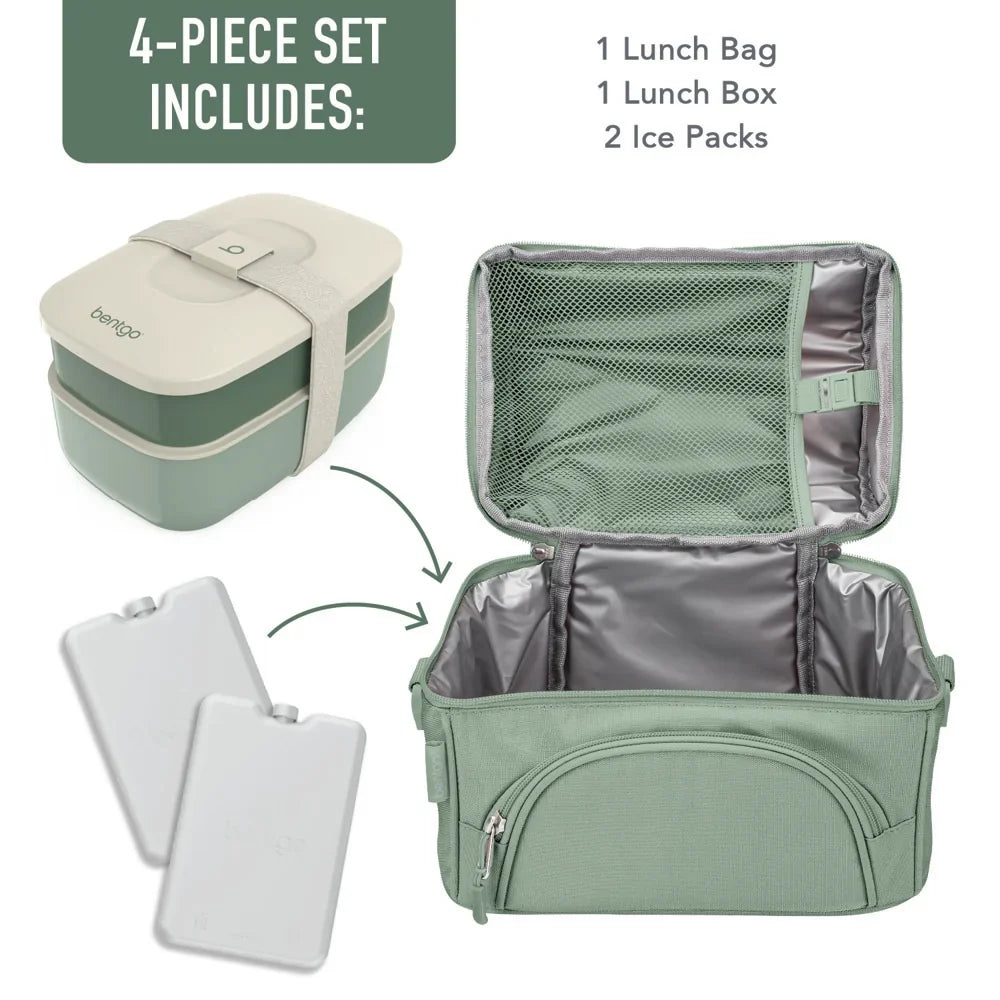 Bentgo® Deluxe 4-Piece Lunch Set
